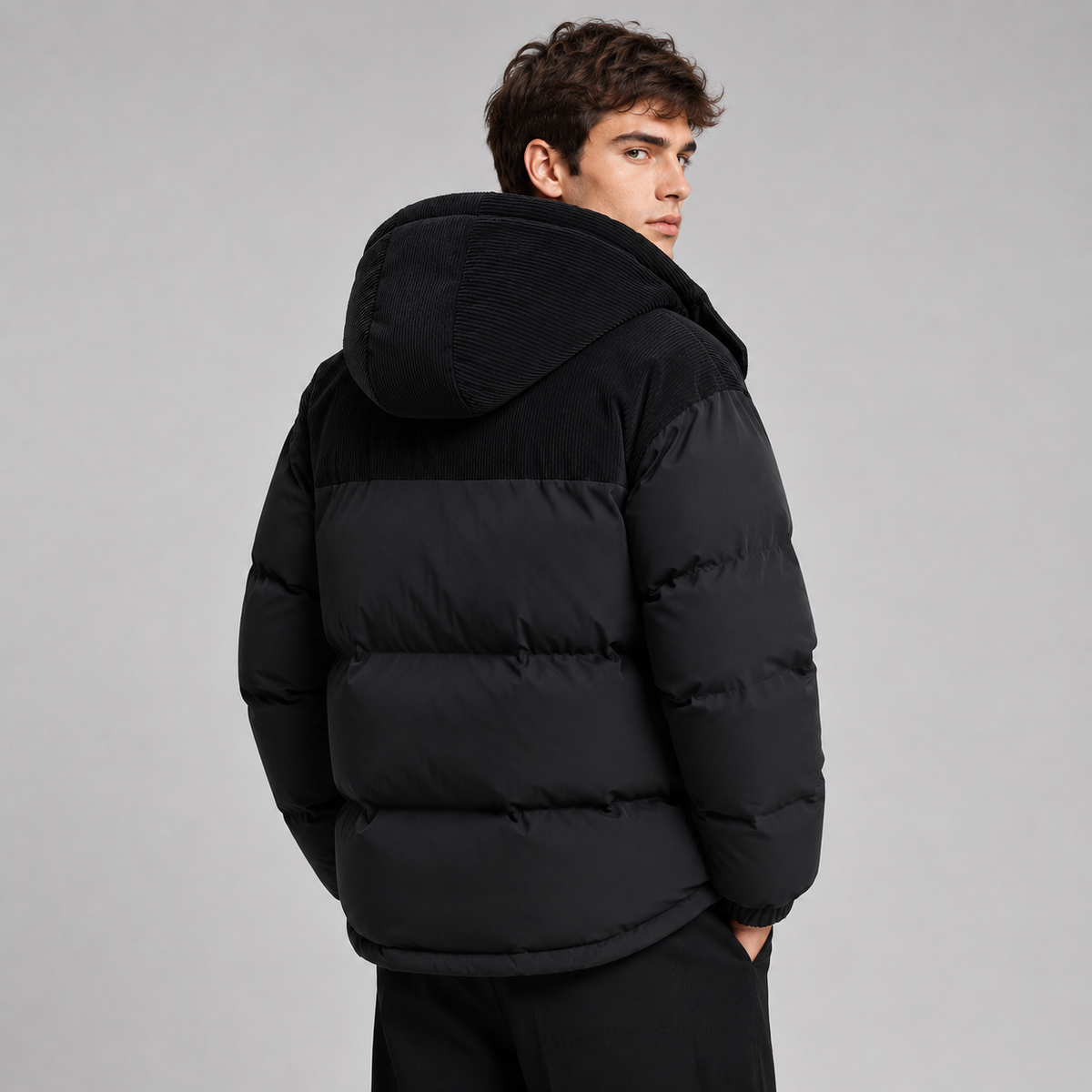Helvano | Oversized Steppjacke mit Kapuze für Herren