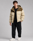 Helvano | Oversized Steppjacke mit Kapuze für Herren