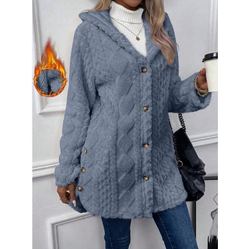 Helvano | Warme Kapuzenjacke für Damen