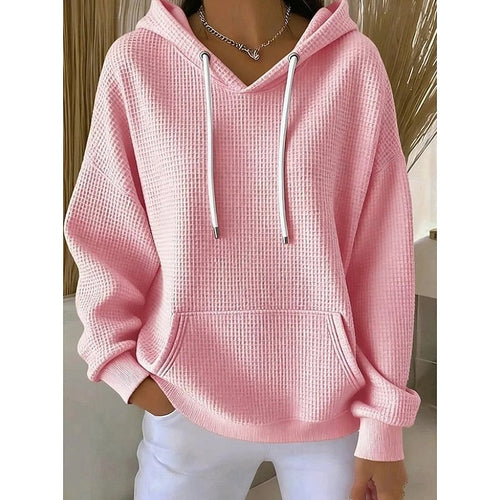 Helvano | Struktur-Hoodie mit Tunnelzug