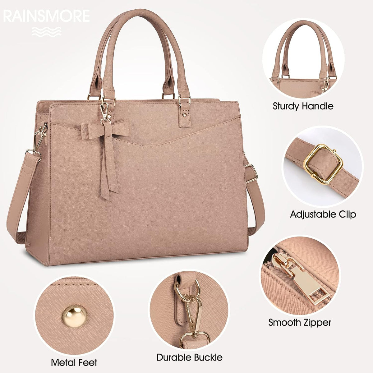 Helvano | Laptoptasche aus PU-Leder für Damen