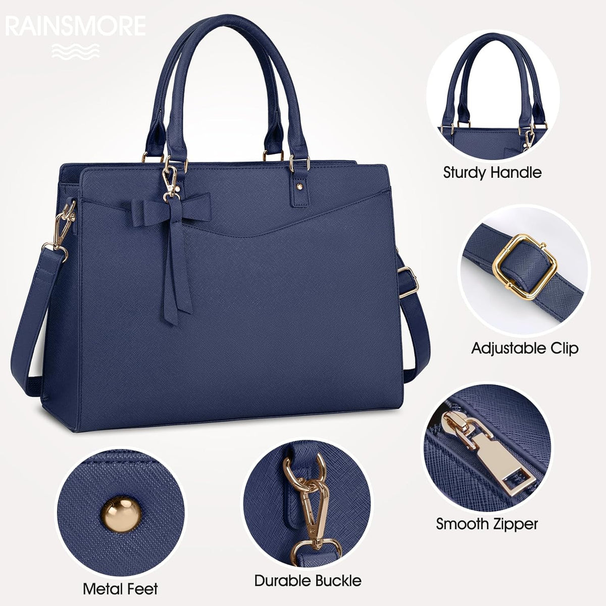 Helvano | Laptoptasche aus PU-Leder für Damen