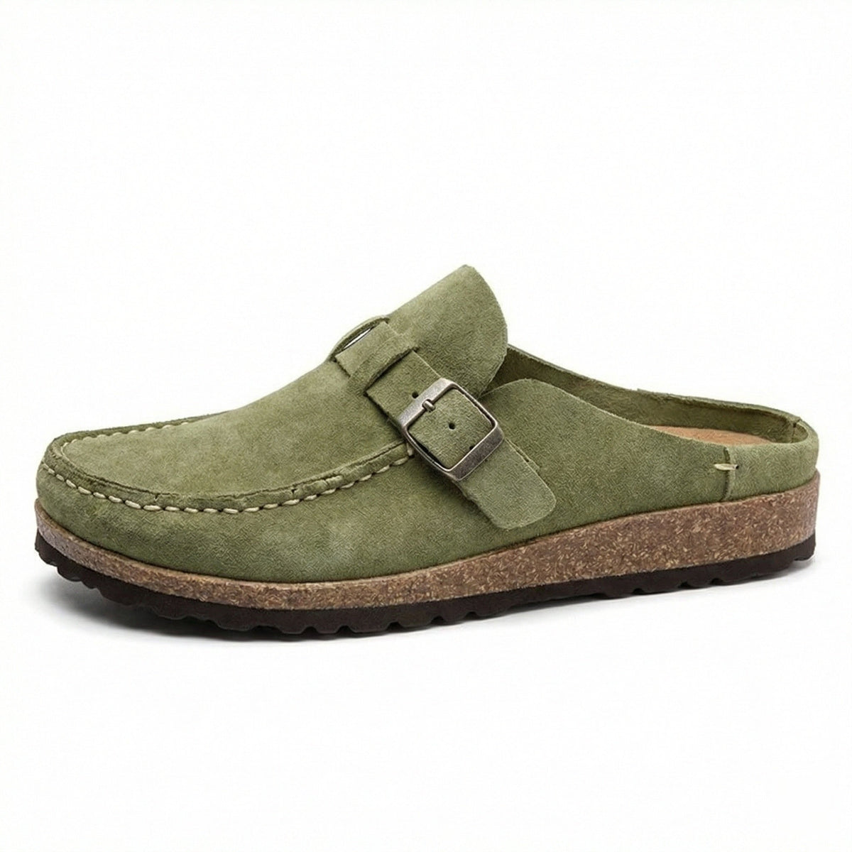 Helvano | Retro Wildleder-Clogs für Damen