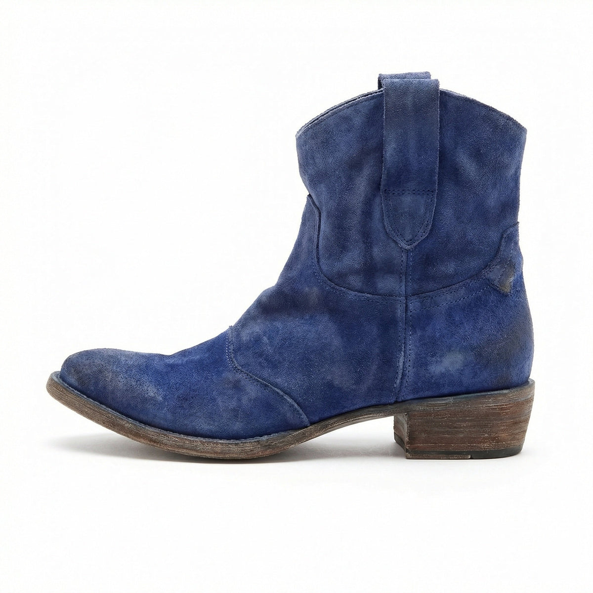 Helvano | Kurze Cowboystiefel für Damen aus Wildleder