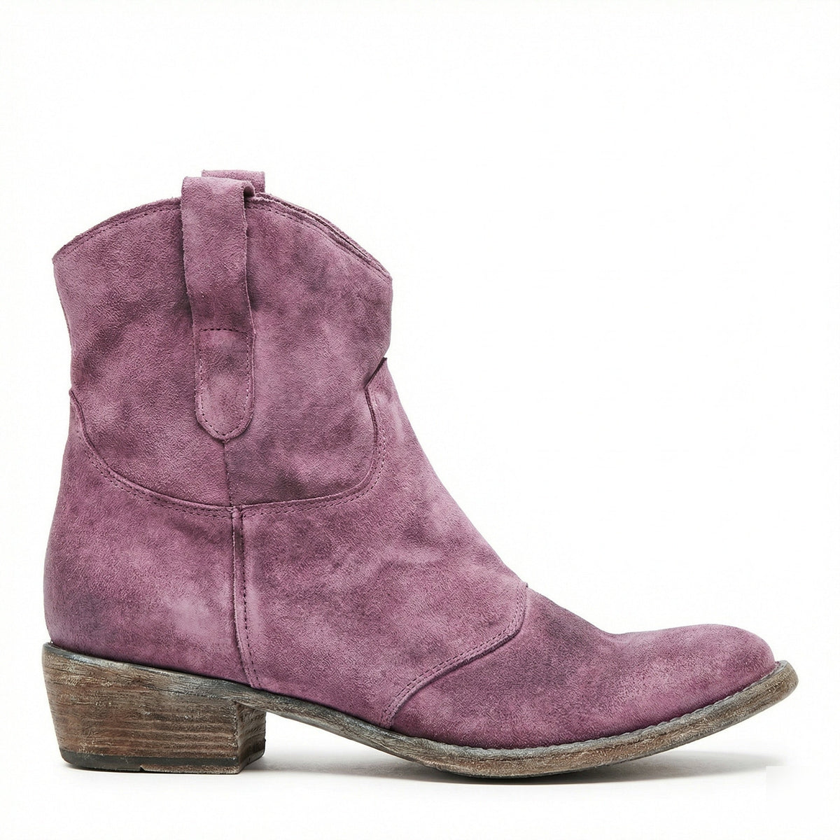 Helvano | Kurze Cowboystiefel für Damen aus Wildleder