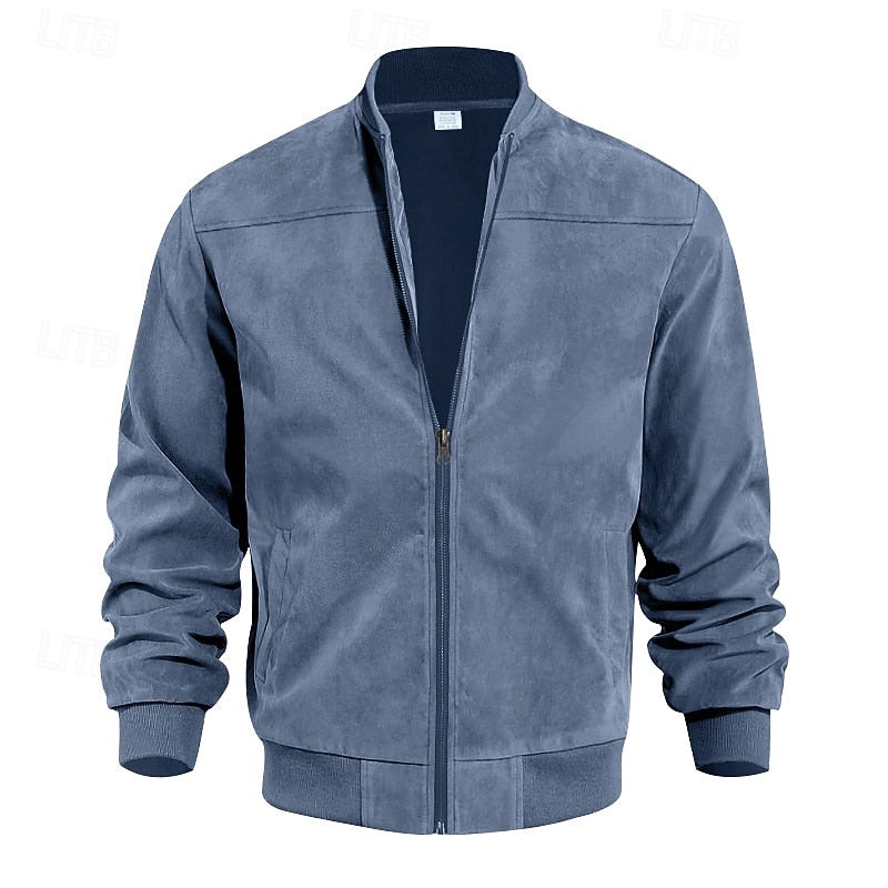 Helvano | Herren-Stehkragenjacke mit Reissverschluss