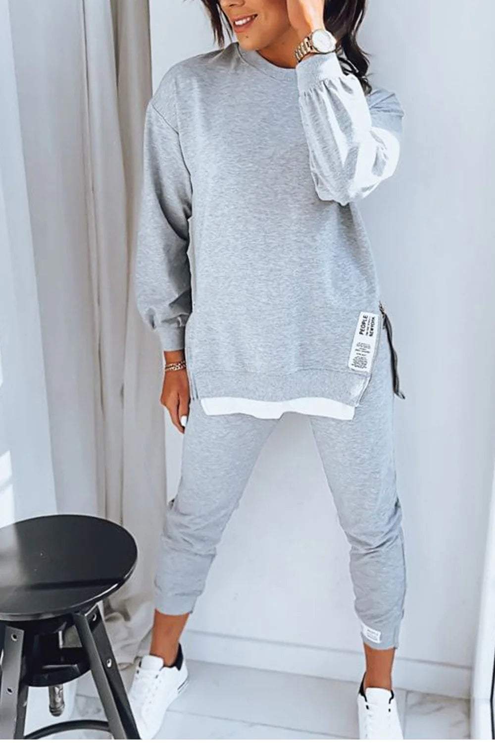 Helvano | Bequemes Sweatshirt- und Hosen-Set für Damen