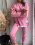 Helvano | Bequemes Sweatshirt- und Hosen-Set für Damen