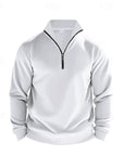 Helvano | Troyer-Sweatshirt mit Viertel-Zip für Herren