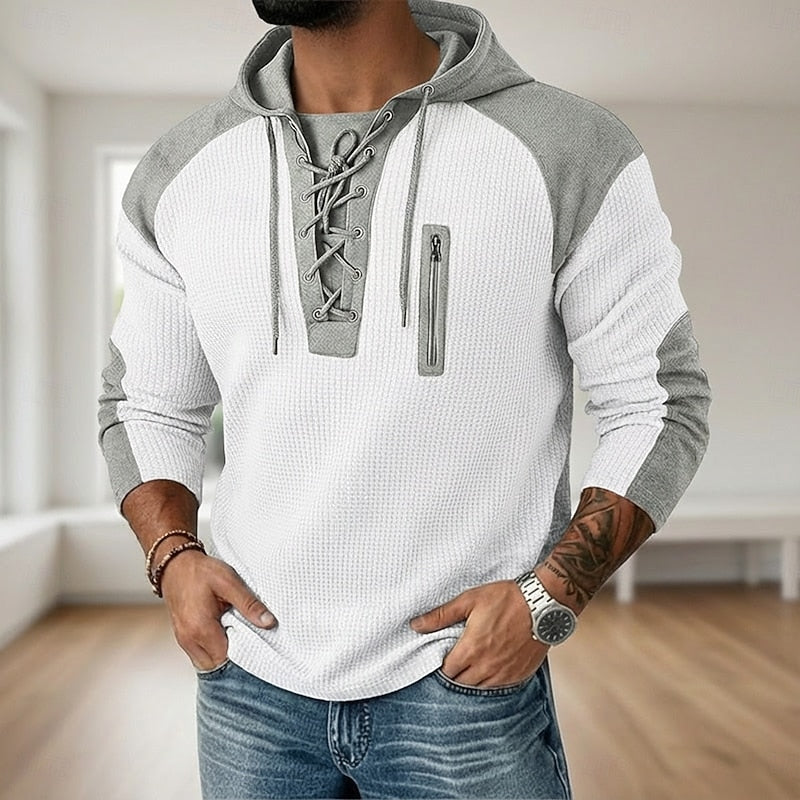 Helvano | Hoodie mit Schnürung für Herren