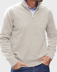 Helvano | Herren Troyer-Pullover mit Zip