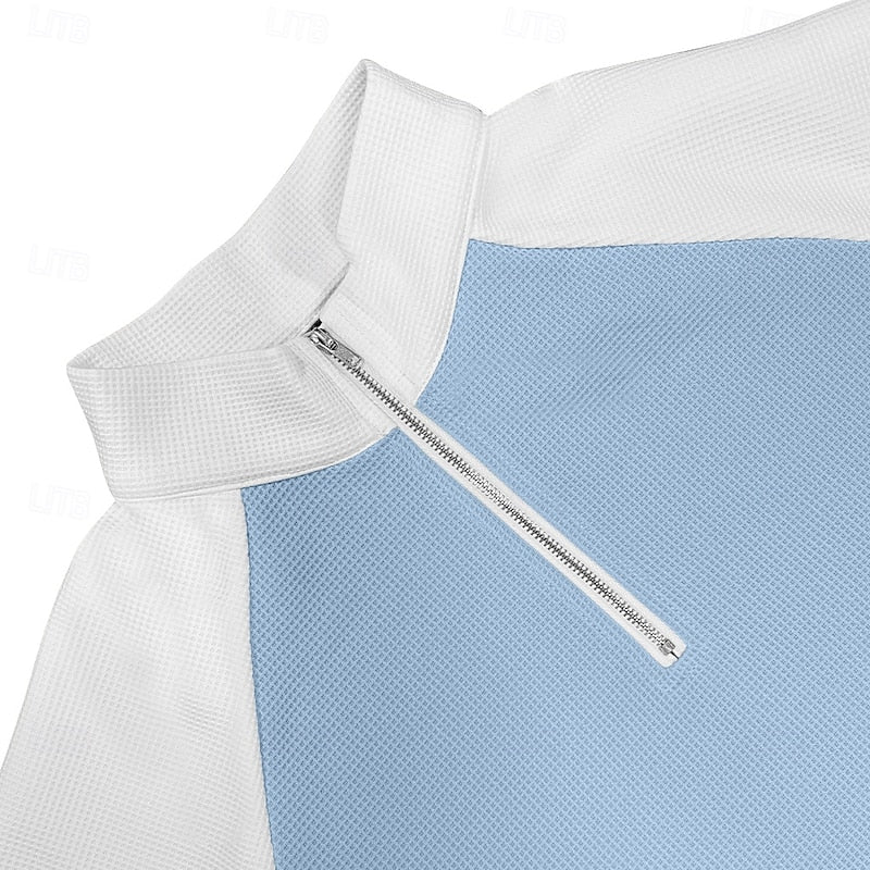 Helvano | Strukturierter Troyer-Pullover für Herren