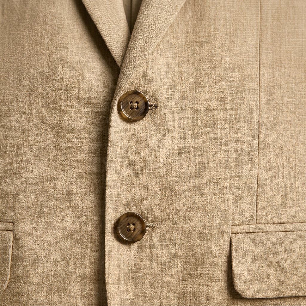Helvano | Leinen-Anzug für Herren, 2-teilig, Slim Fit