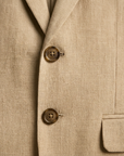 Helvano | Leinen-Anzug für Herren, 2-teilig, Slim Fit