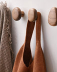 Helvano | Runde Wandhaken aus Holz im 2er-Set