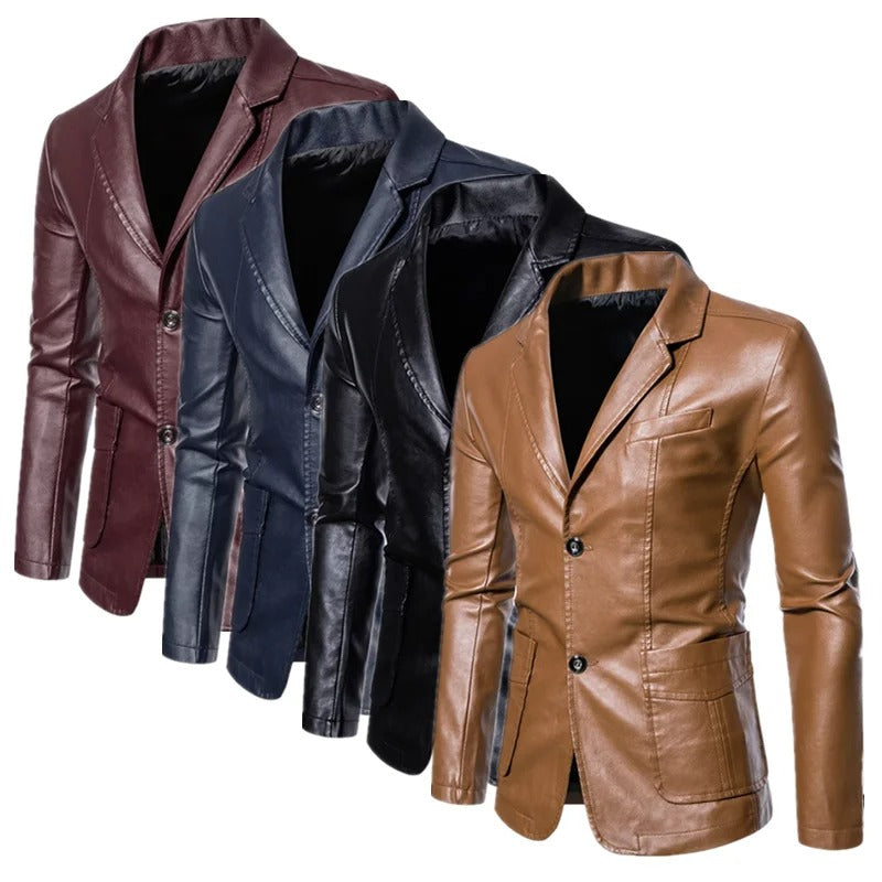 Helvano | Herren Lederjacke Business Casual
