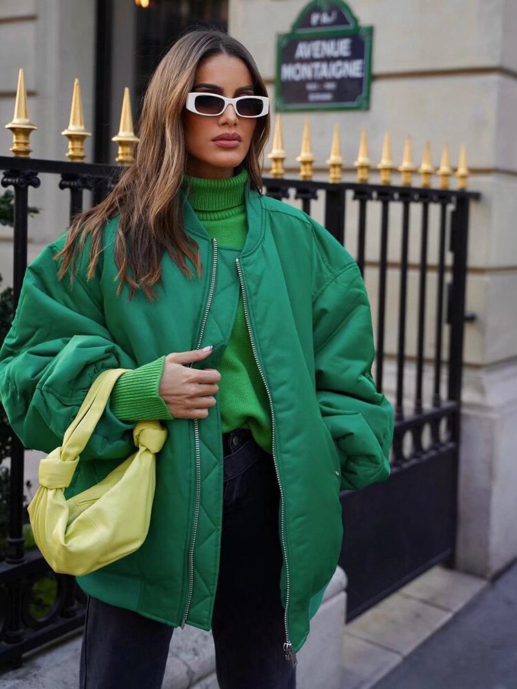 Helvano | Oversized Bomberjacke für Damen