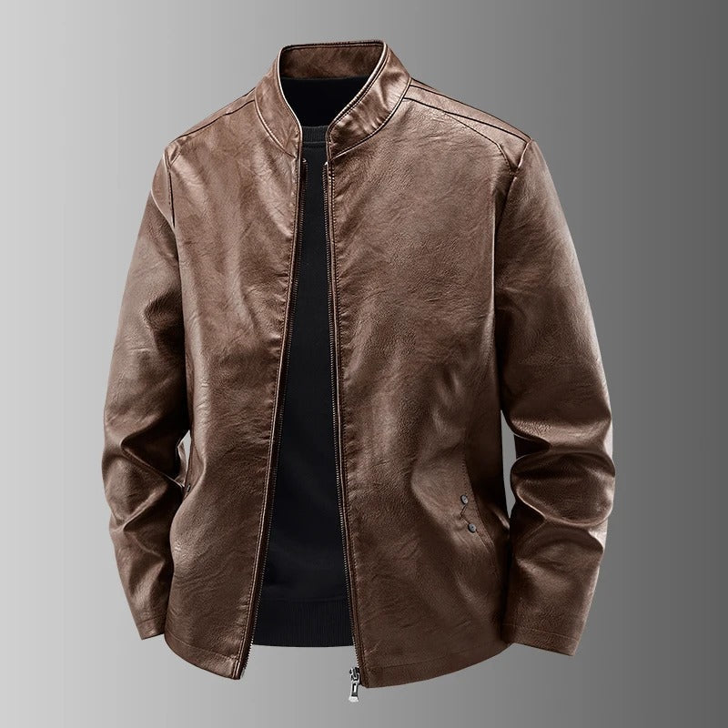 Helvano | Bikerjacke aus Kunstleder für Herren