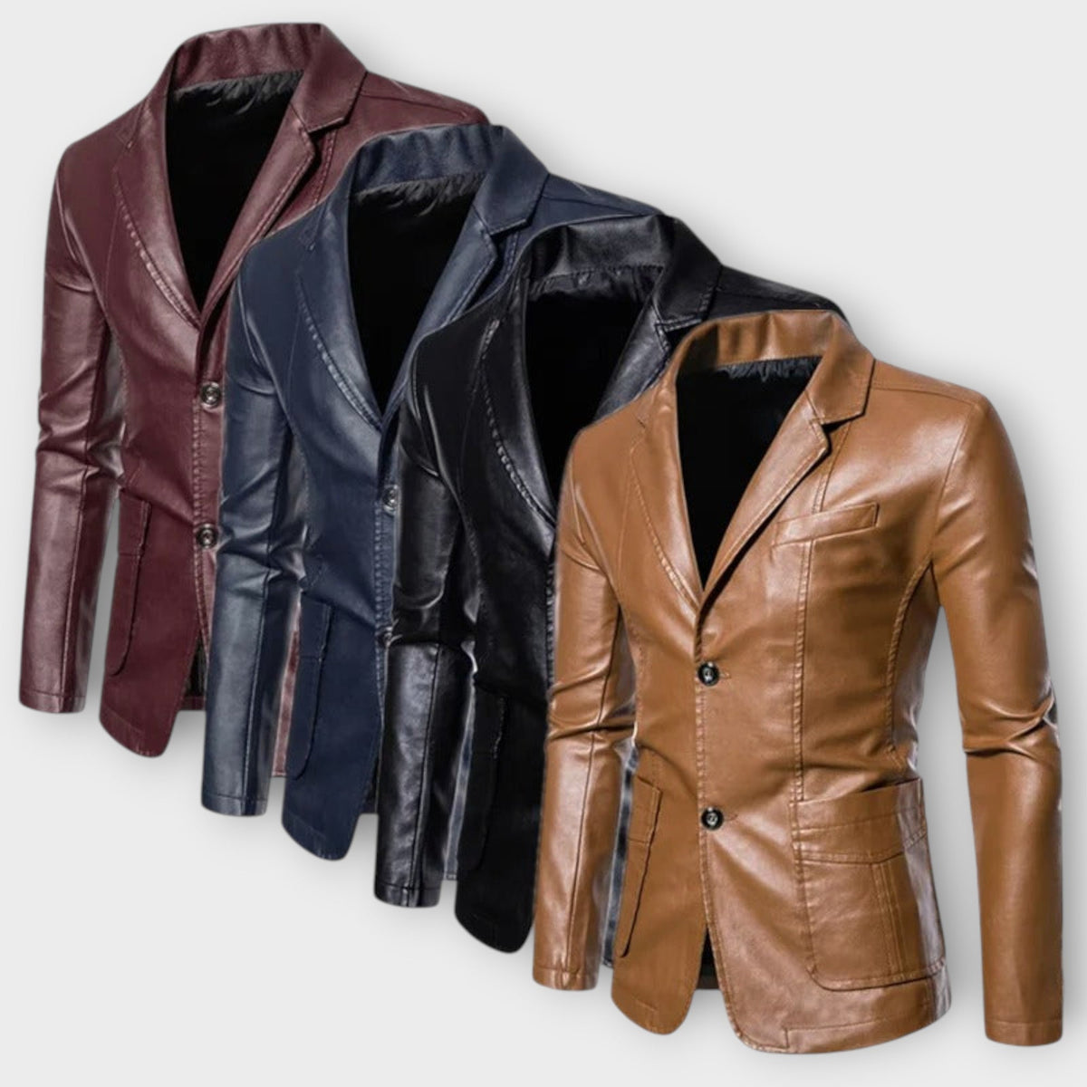 Helvano | Herren Lederjacke im Business-Look