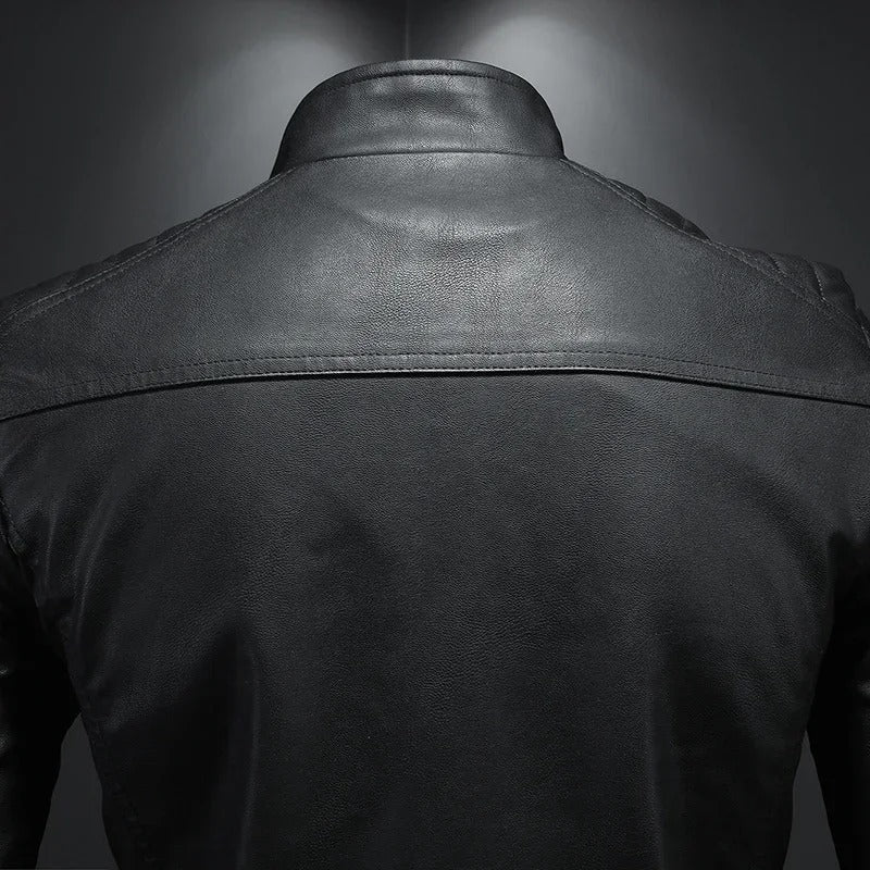Helvano | Herren-Lederjacke mit Kragen