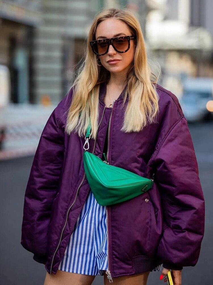 Helvano | Oversized Bomberjacke für Damen