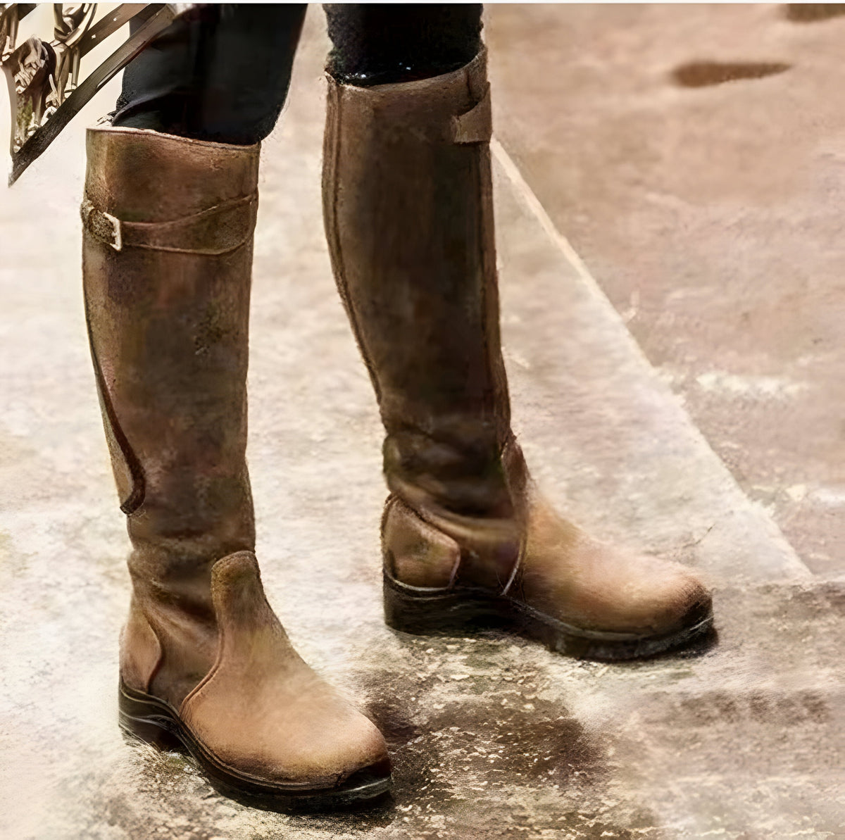 Helvano | Damenstiefel mit Gürtel