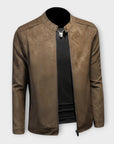 Helvano | Lederjacke für Herren in Braun
