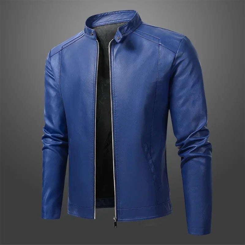 Helvano | Bikerjacke aus Kunstleder für Herren