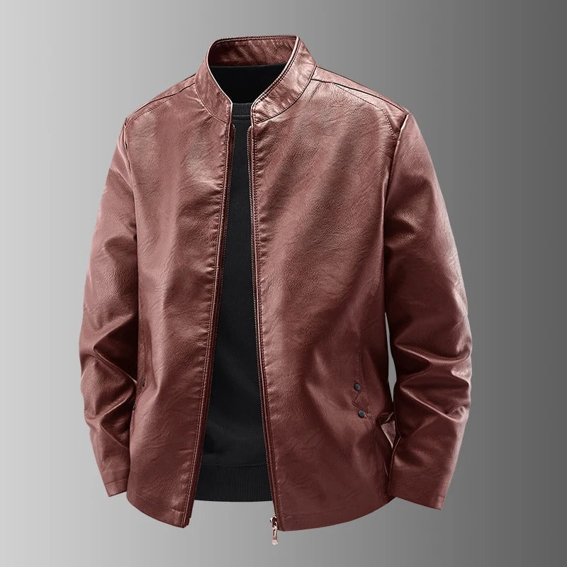 Helvano | Bikerjacke aus Kunstleder für Herren