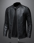 Helvano | Klassische Lederjacke für Herren in Schwarz