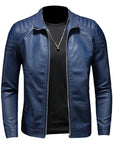 Helvano | Herren-Lederjacke mit Kragen