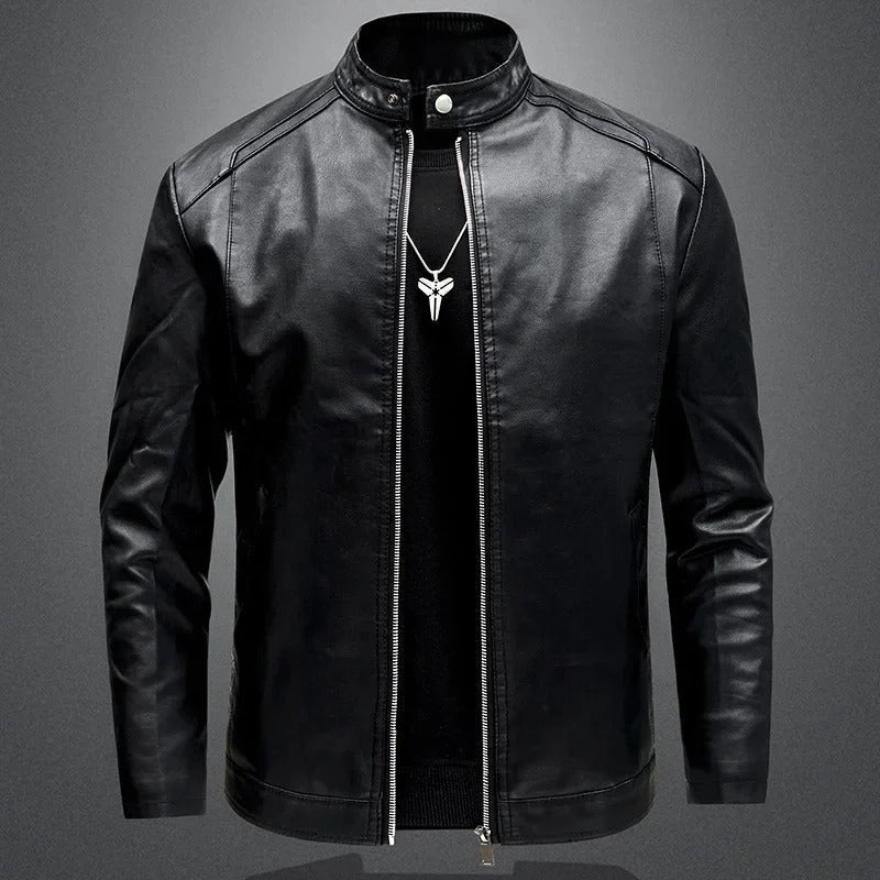 Helvano | Bikerjacke aus Kunstleder für Herren