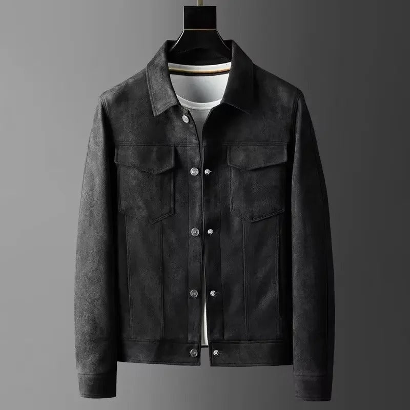 Helvano | Herren Lederjacke in Schwarz