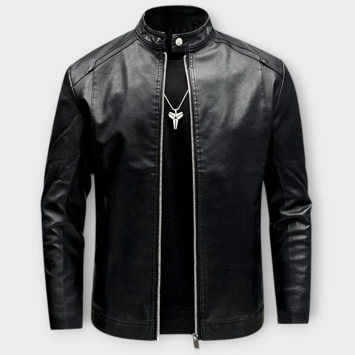 Helvano | Bikerjacke aus Kunstleder für Herren