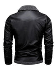 Helvano | Lederjacke mit Fleecefutter für Herren