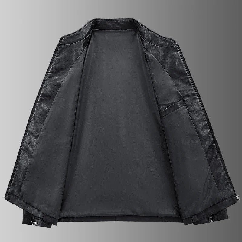 Helvano | Bikerjacke aus Kunstleder für Herren