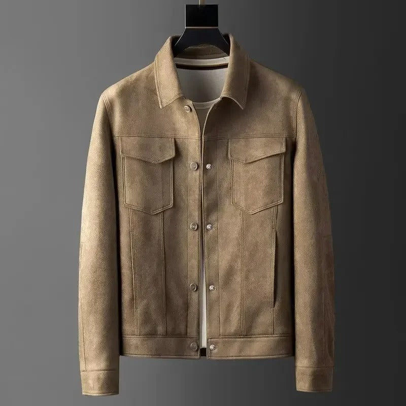 Helvano | Herren Lederjacke in Schwarz