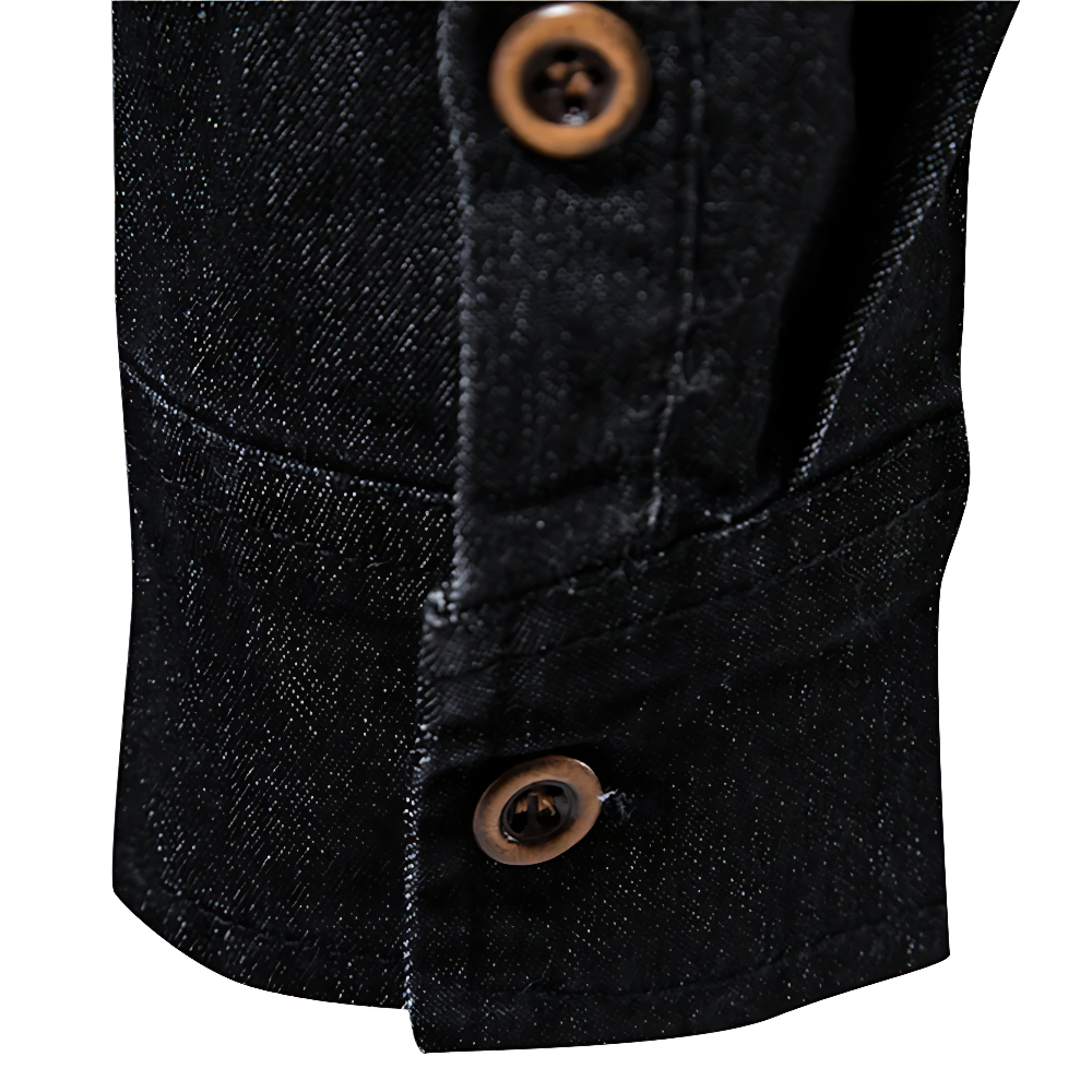Helvano | Slim-Fit Jeanshemd für Herren