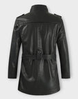 Helvano | Lange Bikerjacke aus Leder für Herren
