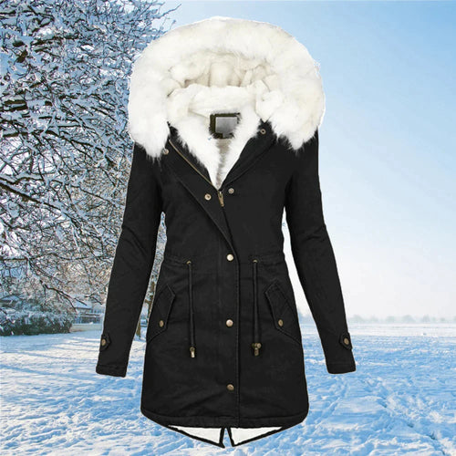 Helvano | Gefütterter Damen-Parka mit Kapuze