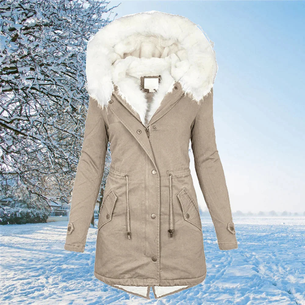 Helvano | Gefütterter Damen-Parka mit Kapuze