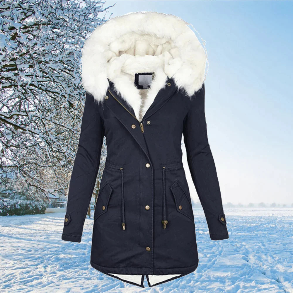 Helvano | Gefütterter Damen-Parka mit Kapuze
