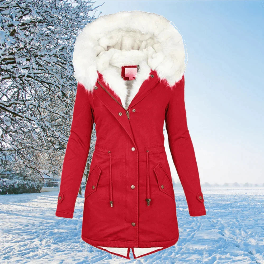 Helvano | Gefütterter Damen-Parka mit Kapuze