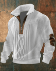 Helvano | Bedruckter Strickpullover für Herren