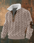 Helvano | Bedruckter Strickpullover für Herren
