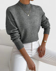 Helvano | Strickpullover mit Stehkragen für Damen
