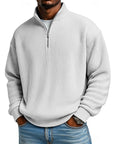 Helvano | Gerippter Troyer-Pullover für Herren