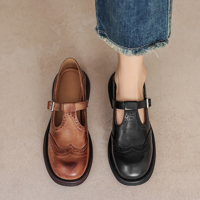 Helvano | Klassische Brogue-Schuhe für Damen