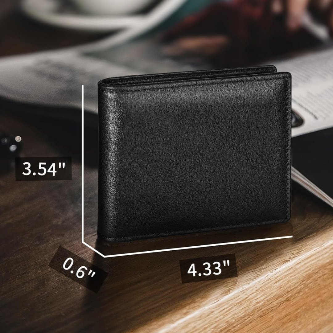 Helvano | Bifold-Portemonnaie aus Leder mit RFID-Schutz für Herren