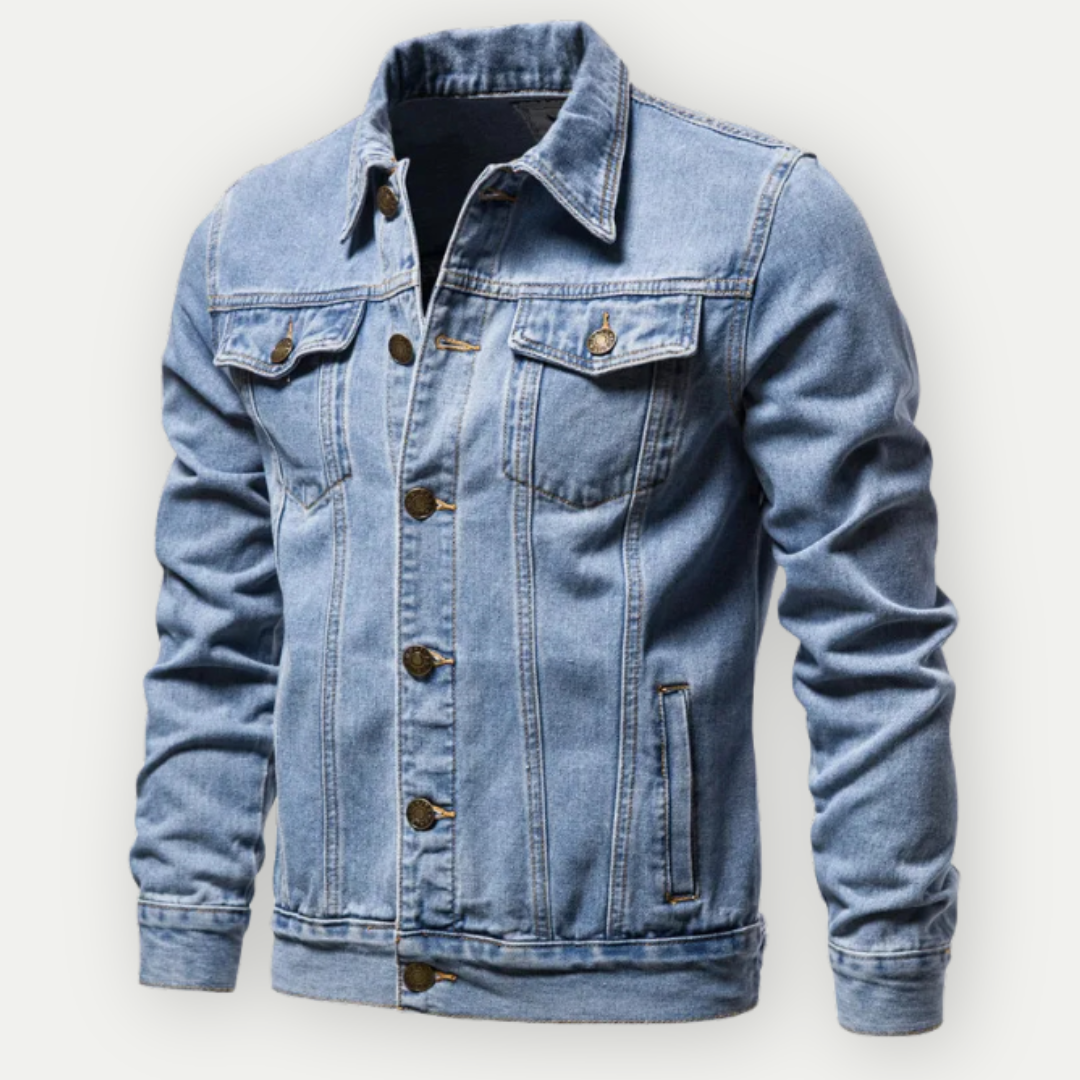 Helvano | Herren Denim-Jacke im klassischen Stil